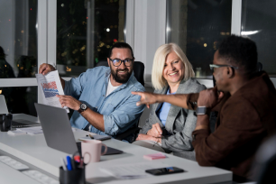 equipe travaillant ensemble